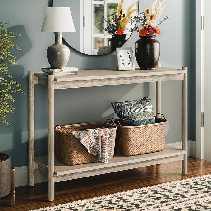 Bme Lyra Console Table, Pure Solid Wood by Bme