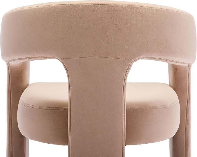 VESCASA Velvet Barrel Dining Chair - Image 9