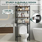 GloTika 4-Tier Over The Toilet Storage - Image 7