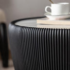 SSLine Bowl-Shape Small Coffee Table Modern Sintered Stone Top Coffee Table in - Image 6