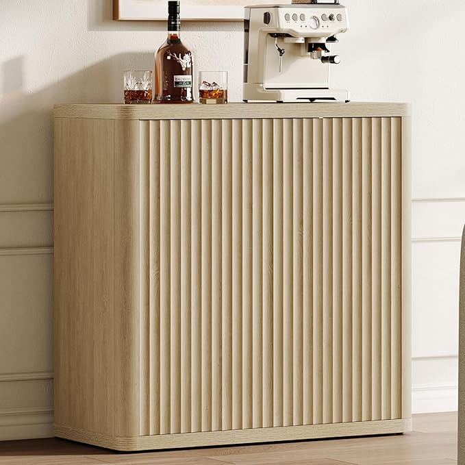 SICOTAS Buffet Cabinet with Storage Sideboard Accent Modern Credenza with Doors by SICOTAS