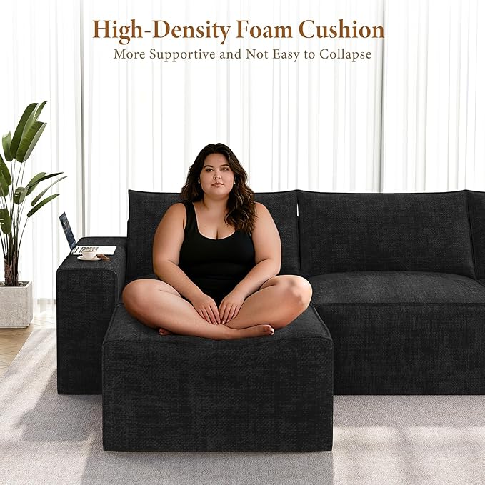 Vesgantti 143.7" Boneless Couch - Image 3