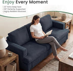YOUDENOVA 2 Piece Set Comfy Sofa Couch, 3-Seater Sofa * 2 - Image 3