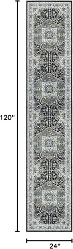 Madane Washable Runner Rugs 2x10 - Image 2