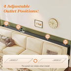 SUPERJARE 102 Inch Sofa Table - Image 6