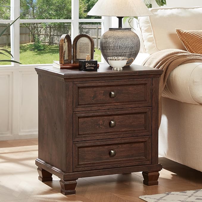SAVOR LIFE Farmhouse Nightstand by SAVORLIFEFurniture