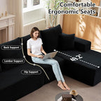 135" Cloud Sectional Couch - Image 5