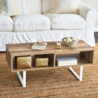 Household Essentials Jamestown TV Stand Coffee Table - Image 2