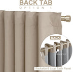 Faux Linen Total Blackout Curtains - Image 5
