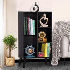 YAHARBO Small Black Narrow Bookshelf, 3 Tier Modern Bookcase - Image 6