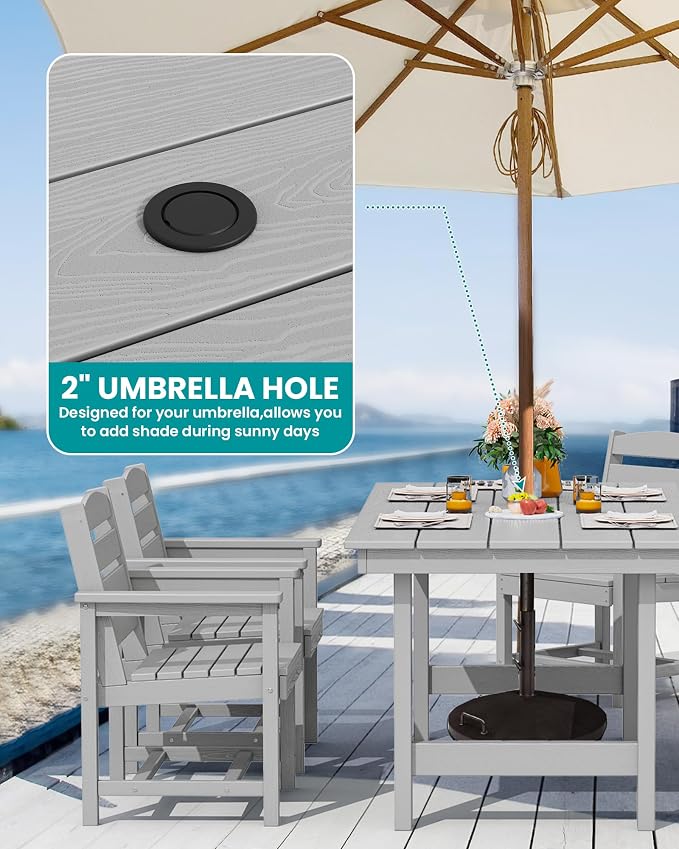 SERWALL 8-Piece Patio Dining Sets - Image 4
