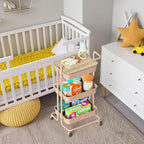 DTK 3 Tier Rolling Utility Cart - Image 5