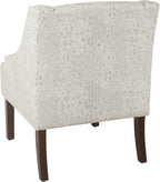 Homepop Home Decor | Upholstered Classic Swoop Arm Accent Chair | Accent Chairs - Image 8