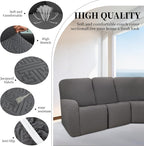 100% Waterproof Sectional Recliner Couch Covers - Image 6