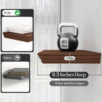 Fun Memories Floating Shelves 40 Inch Long, 9.3 Inch Deep Classic Crown Molding - Image 4
