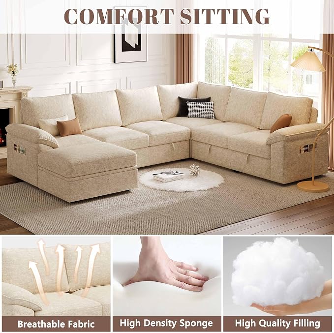 108 Inch Modular Sectional Sofa - Image 5