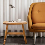 Greenage Cedar Roots Wooden Stool Naturally Shape Large 20" x 13" x 18" H Wood - Image 7