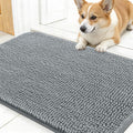 OLANLY Dog Door Mat for Muddy Paws 24x16, Super Absorbent Chenille Mud Mat | by OLANLY