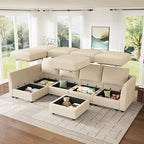 HONBAY Modular Sectional Couch L Shaped Sectional Sofa - Image 4