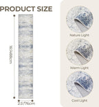 2'6 x 16' Runner Rug Non Slip, Washable Kitchen Rugs, Living Room, Extra Long - Image 2
