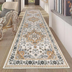 HEBE Hallway Runner Rug 2'x8', Washable Non Slip Kitchen Rug Runner | Soft Boho - Image 7