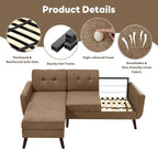 Tbfit L Shaped Couch Sofa, 3 Seater Sofas - Image 3
