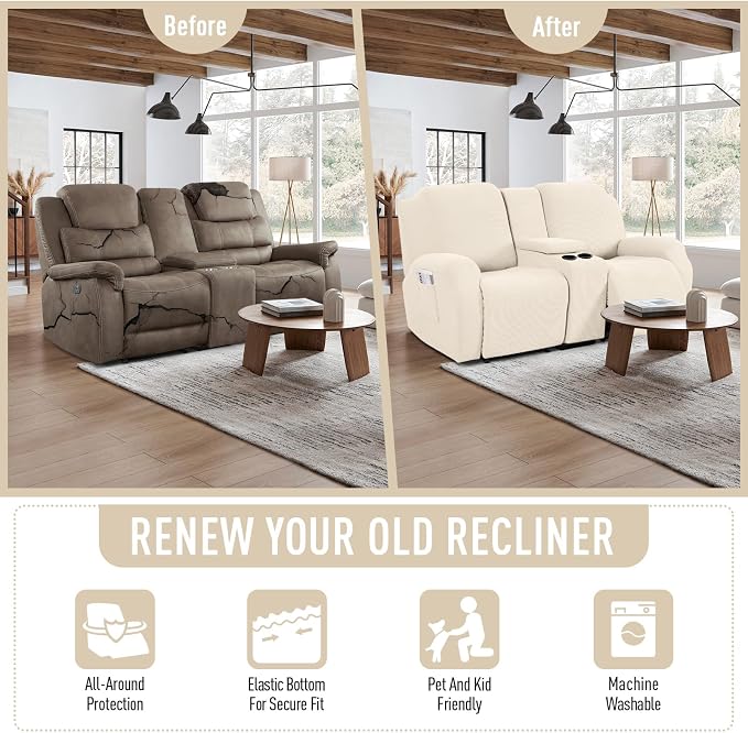 TAOCOCO Loveseat Recliner Cover - Image 4