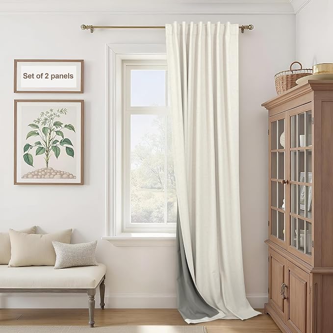 Pitalk Extra Wide Curtains 60 Inches Wide - Image 2