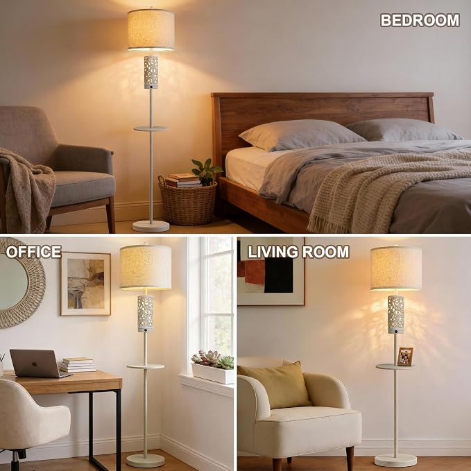 OYEARS Dimmable Farmhouse Floor Lamp - Image 9