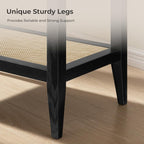 SICOTAS Rattan Nightstands Set of 2 - Image 7