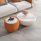 SSLine Bowl-Shape Small Coffee Table Modern Sintered Stone Top Coffee Table in - Image 7