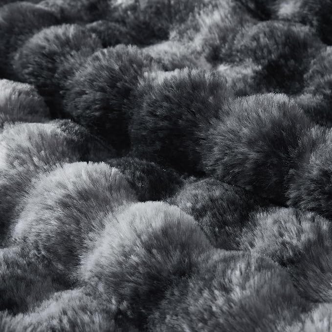 50x60 Inches Ultra-Soft Fuzzy Faux Fur Plush Throw Blanket - Image 7