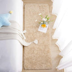 Chicrug Soft Runner Rug for Bedroom Living Room Plush Fluffy Rug 2x6 | Shag - Image 4