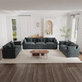 mikibama Luxury Oversized 3 Piece Sofa Set, 2 Pieces of 2 Seater and 1 Piece of by Mikibama