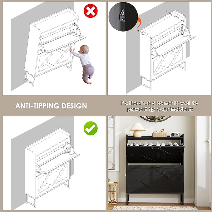 Nicetree Shoe Storage Cabinet - Image 9