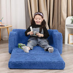 MOMCAYWEX Kids Sofa, 2-in-1 Flip-Out Foam Couch, Soft Play Lounge Chair - Image 3