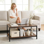 ZenStyle Industrial Coffee Table - Image 5