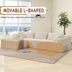 Korser 110" L-Shaped Modular Sectional Sofa - Image 7