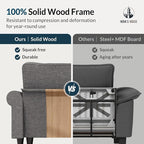 HERA'S HOUSE 3 Pieces Modular Sectional Sofa Sets, Oversized Couch Set - Image 8