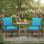 Summsun Outdoor Chair Cushions Set of 2, Waterproof Backrest and Seat Cushion - Image 2