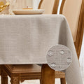 BALCONY & FALCON Small Square Tablecloth Washable Wrinkle Resistant and Water by BALCONYFALCON