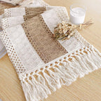 FEXIA Boho Table Runner for Summer Home Coffee Decor by FEXIA