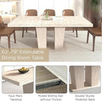 Henf 7 Pieces Extendable Dining Table Set - Image 5