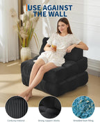Folding Sofa Bed, 1 Person Sleeper Sofa - Image 6
