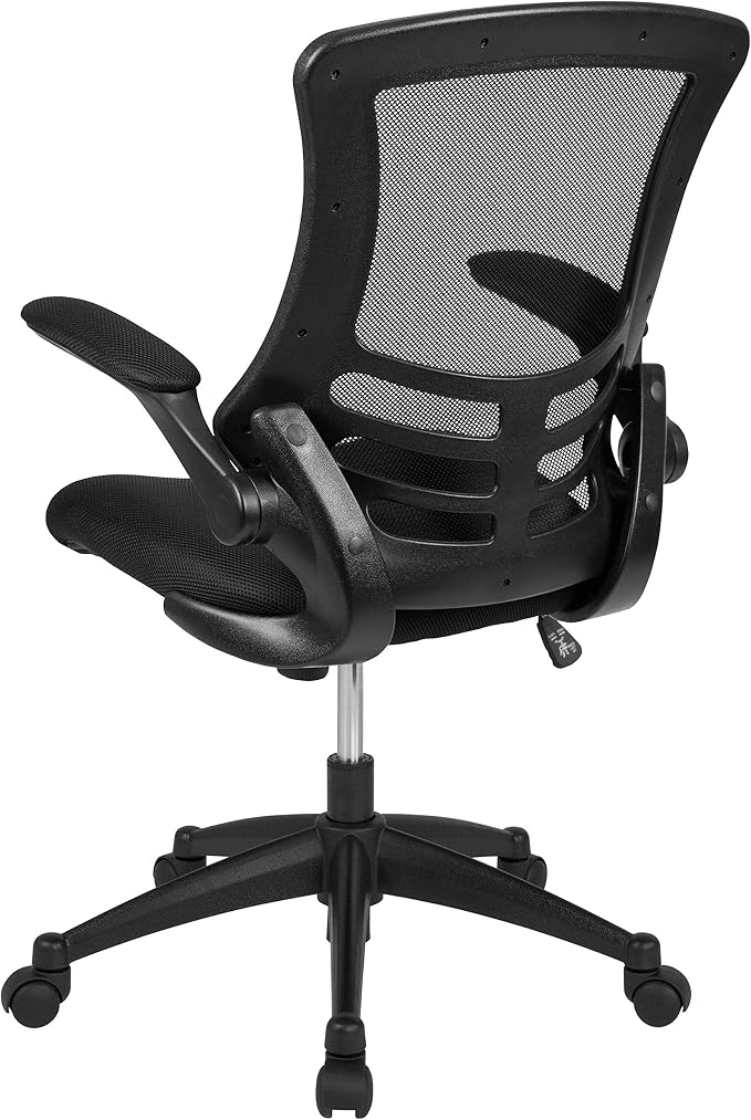 Flash Furniture Set of 8 Mid-Back Swivel Ergonomic Task Office Chairs - Image 6