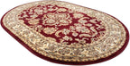 Rugs.com Aditi Collection Rug – 4x6 Oval Red Medium-Pile Rug Perfect - Image 9