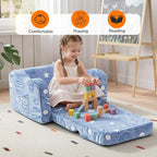 MeMoreCool Glowing Astronaut Planet Kids Chair, 2-in-1 Glow-in-the-Dark Space - Image 3
