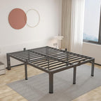 ROIL 14 inch California King Size Bed Frame Metal Platform No Box Spring Needed - Image 8