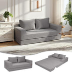 COMAX Convertible Sofa Bed Queen, Corduroy Folding Floor Couch Pull Out Couch by COMAX