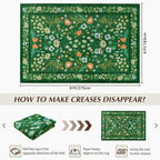 Area Rugs for Living Room, 6x9 Washable Vintage Rug for Bedroom, Non-Slip - Image 2